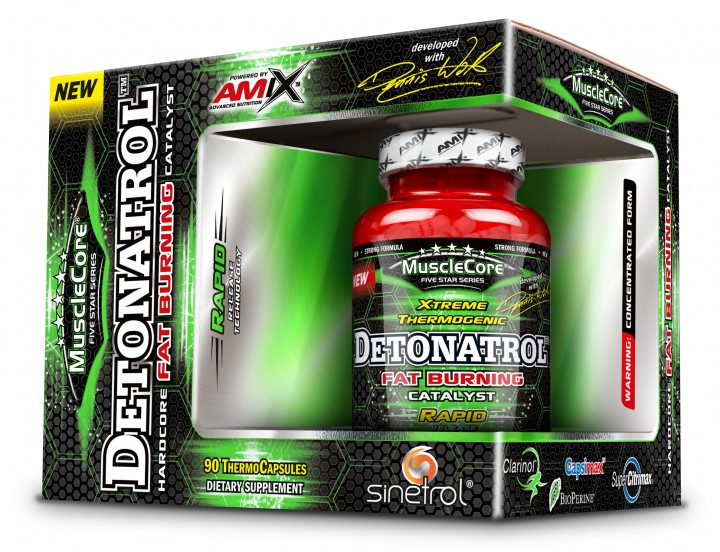 Amix Musclecore Detonatrol 90 kap Spalovač tuků