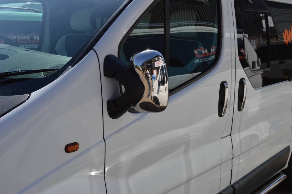 Chrom Nakladki n Lusterka VIVARO TRAFFIC PRIMASTAR Producer SHR Germany