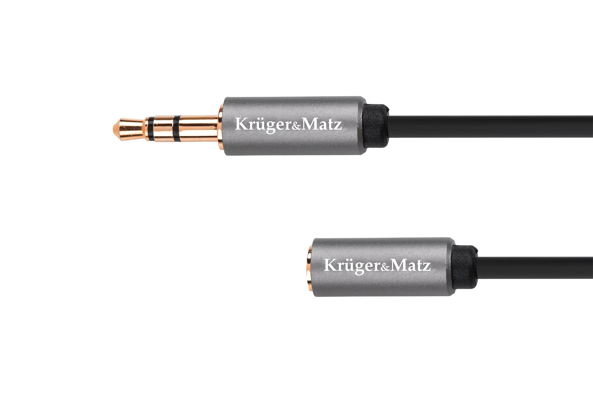 

Kabel jack 3.5 wtyk stereo - 3.5 gniazdo stereo 1m