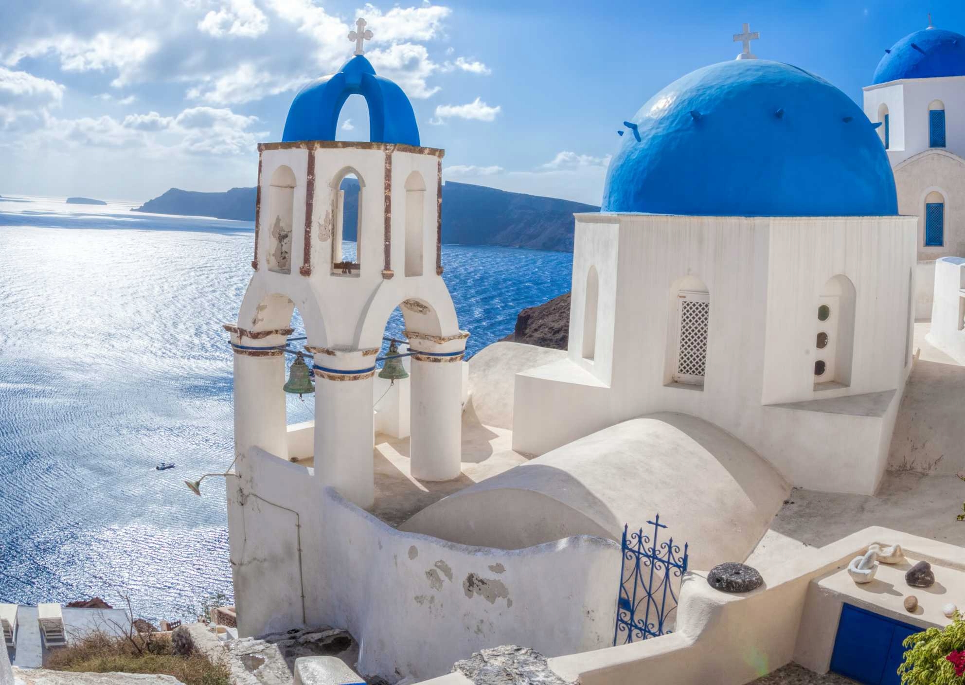

Fototapety 3d Santorini Grecja 200x133 Maxwybór