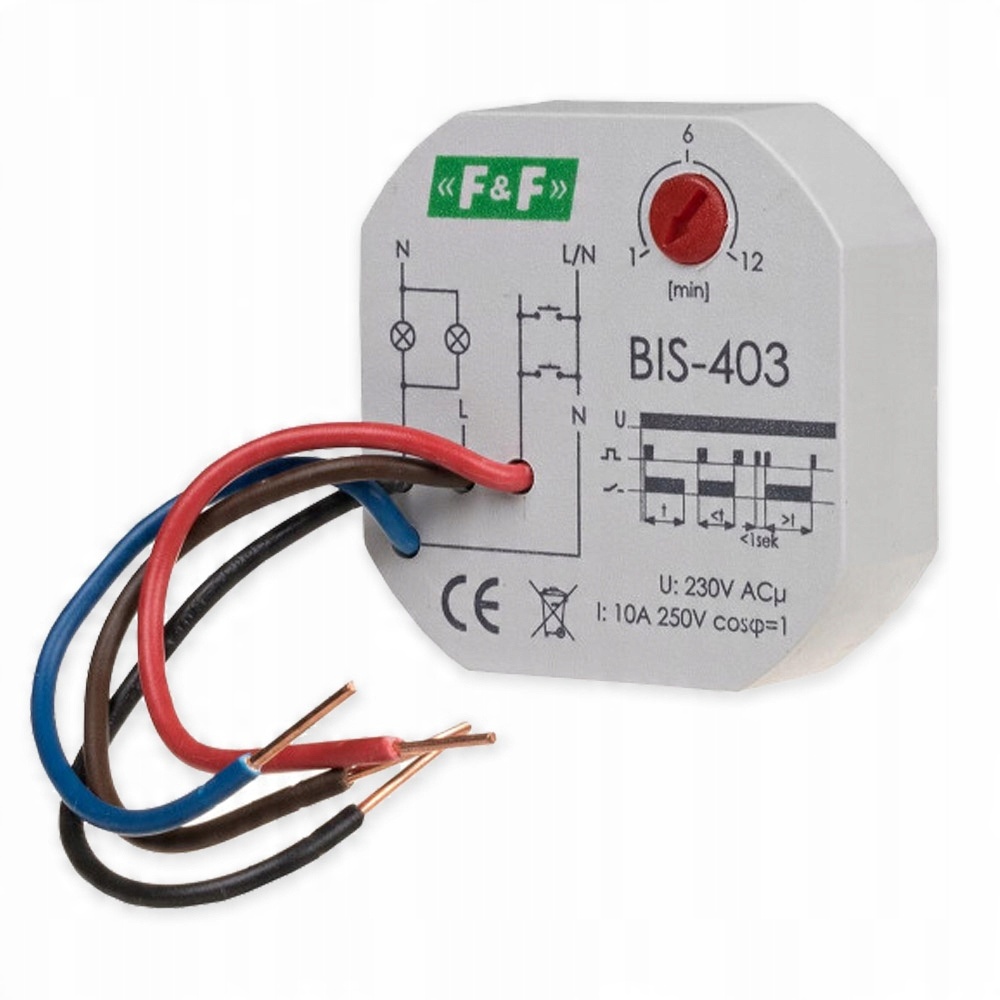 

F&f Przekaźnik Bistabilny Wył Czas Ø60 BIS-403