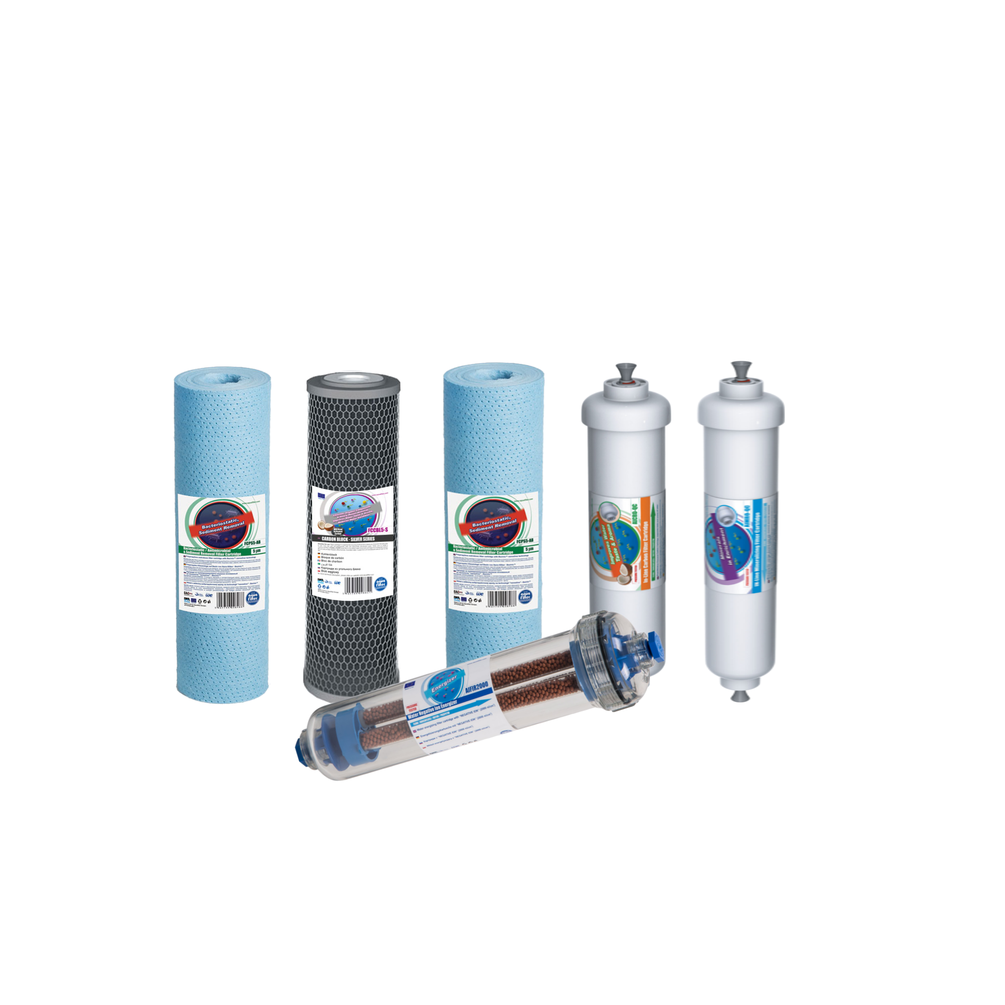 

RO6,RO7 Wkłady Qc Do Osmozy + AIFIR2000 Aquafilter