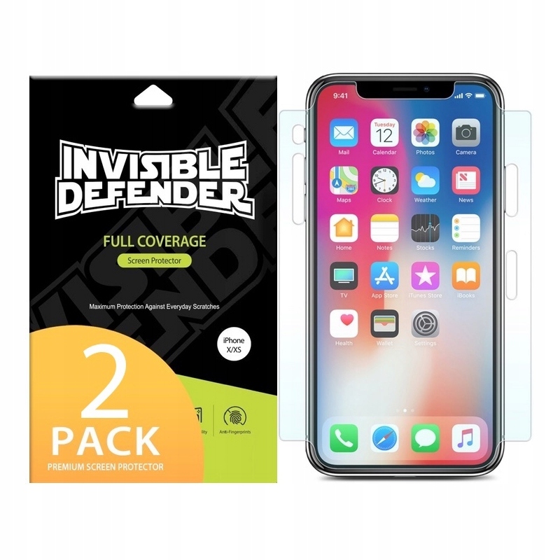 

Folia Case Friendly Apple Iphone X | Ringke 2 Pack