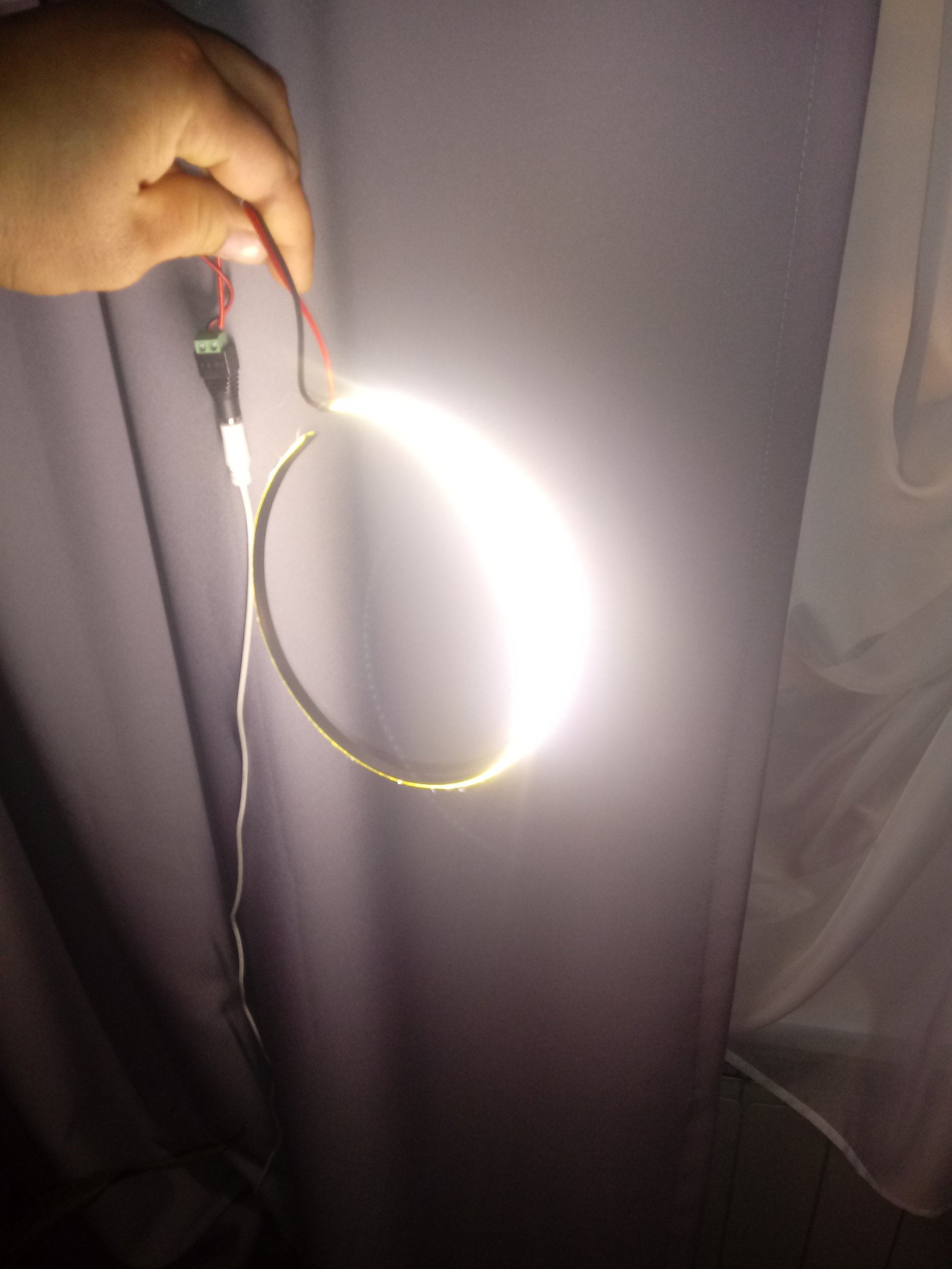 DIODA LED MODUŁ COB LISTWA 50cm 12V SUPER CIENKA Barwa światła biały neutralny