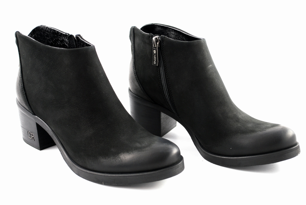 CARINII 3016 Botki czarne skóra nubuk R.36 Marka Carinii