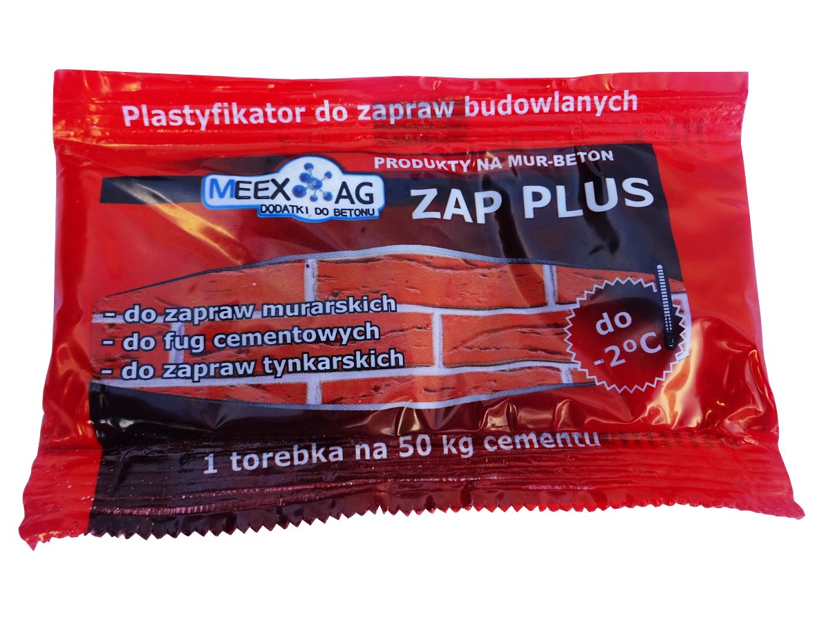 

Plastyfikator Do Murowania Tynków Zap 20g 100szt