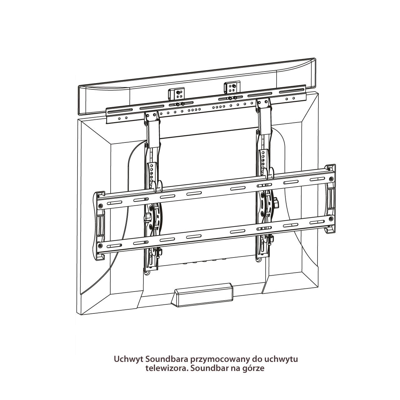 UCHWYT DO GŁOŚNIKA TYPU SOUNDBAR ART G-03 Liczba sztuk 1 szt.