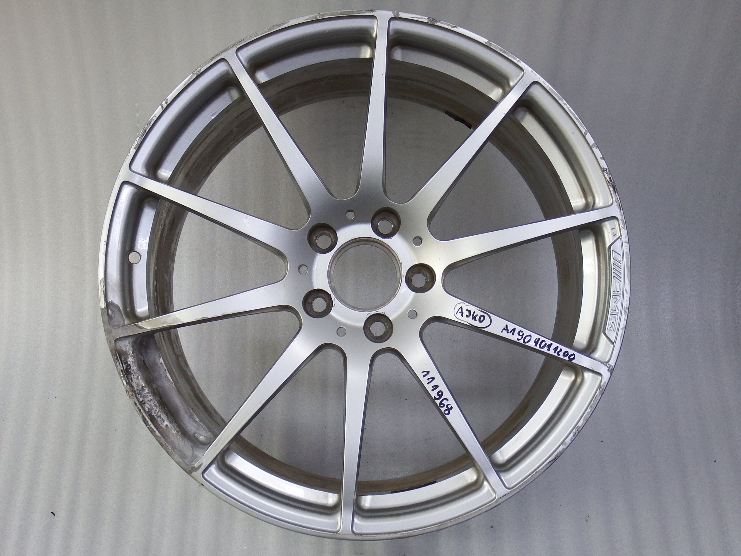 RÁFIK MERCEDES GT AMG 11x19 ET68 5x112 OEM A190