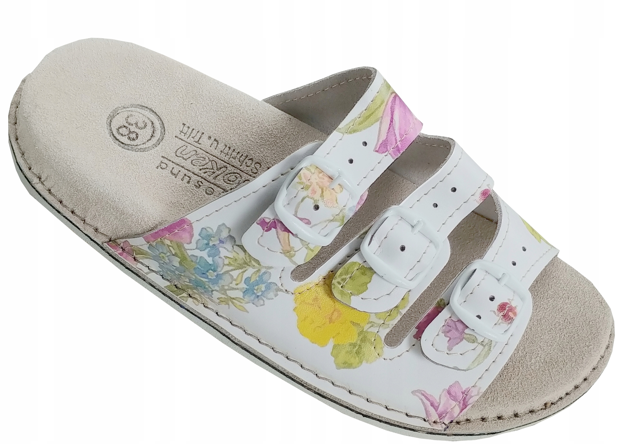 Klapki damskie skórzane Fusbet kolorowe skóra 42 Kod producenta FODDKD1