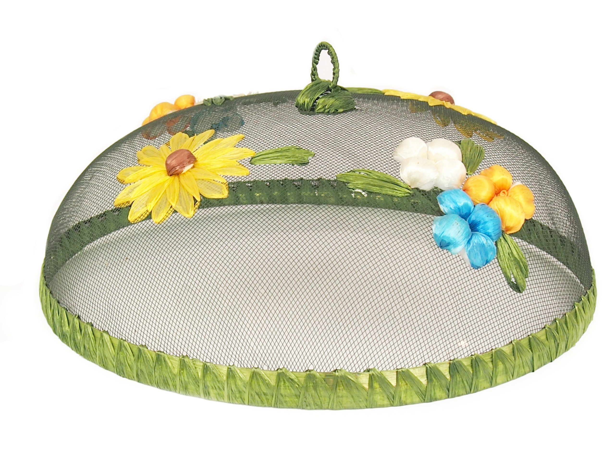 OSŁONKA PRZYKRYWKA NA ŻYWNOŚĆ W KWIATY 30 cm