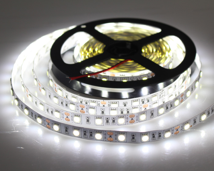 TAŚMA listwa 300 LED 5050 SMD 5m BIAŁA ZIMNA IP20 Marka LED-ONE