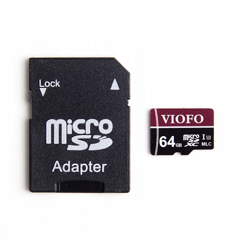VIOFO MLC KARTA PAMIĘCI microSDXC U3 64GB Class 10 Pojemność karty 64 GB