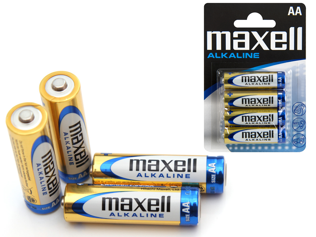 

Maxell Baterie bateria alkaliczna Aa LR6 4 sztuki