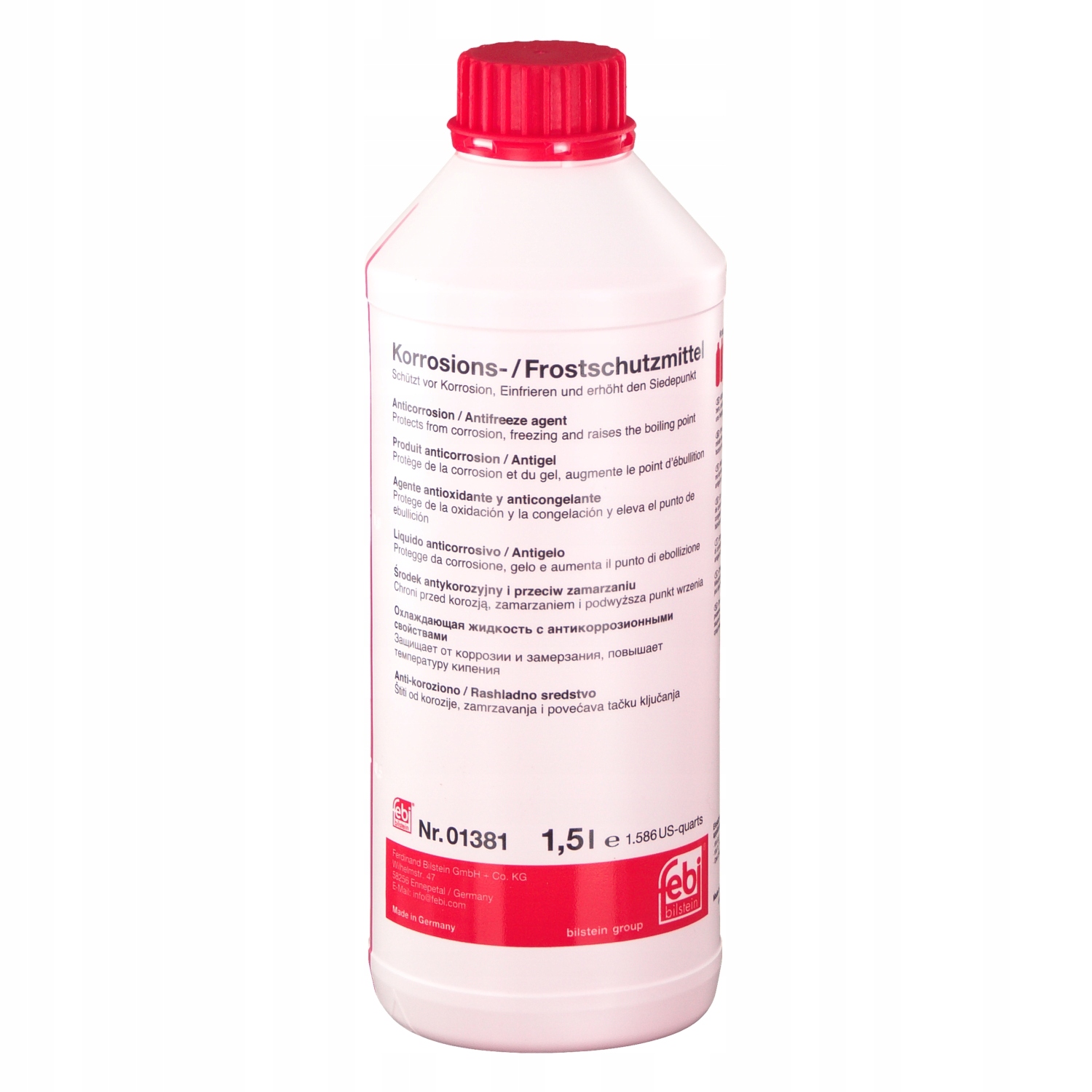

Febi Koncentrat Płyn Do Chłodnic G12 Czerwony 1.5L