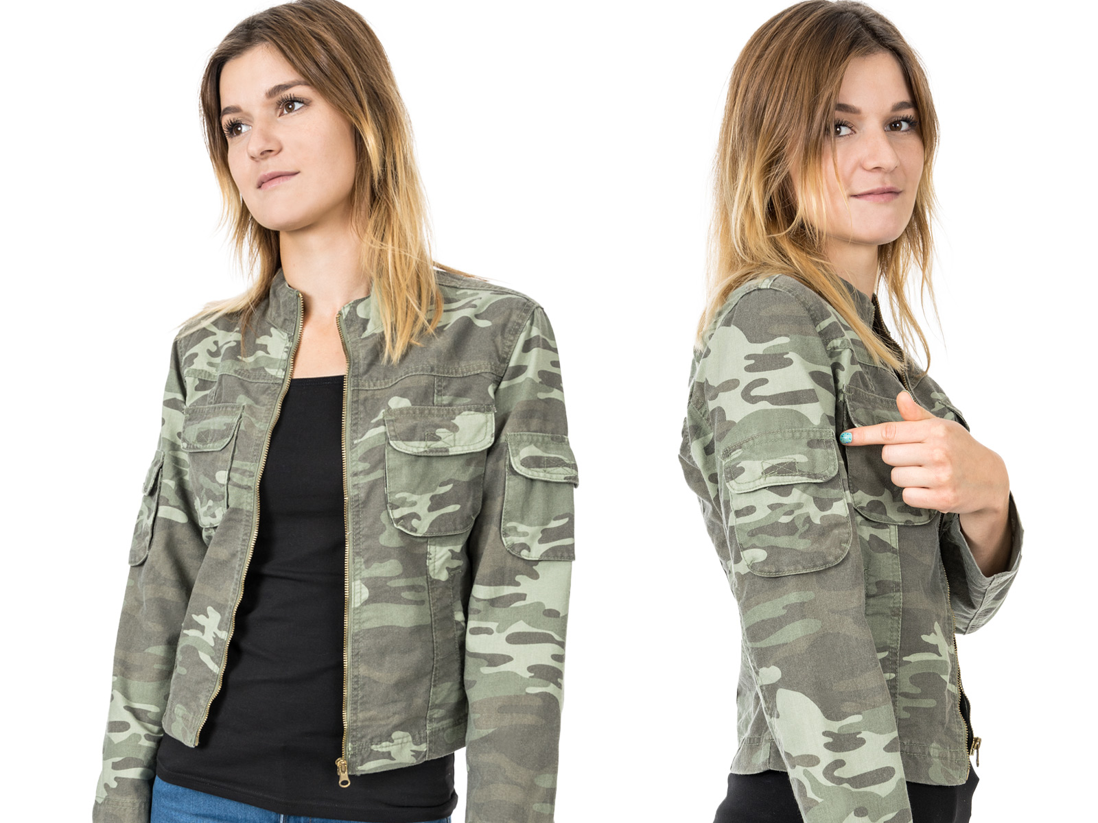 

Kurtka Katana Bluza Moro Damska Army 410 L zieleń