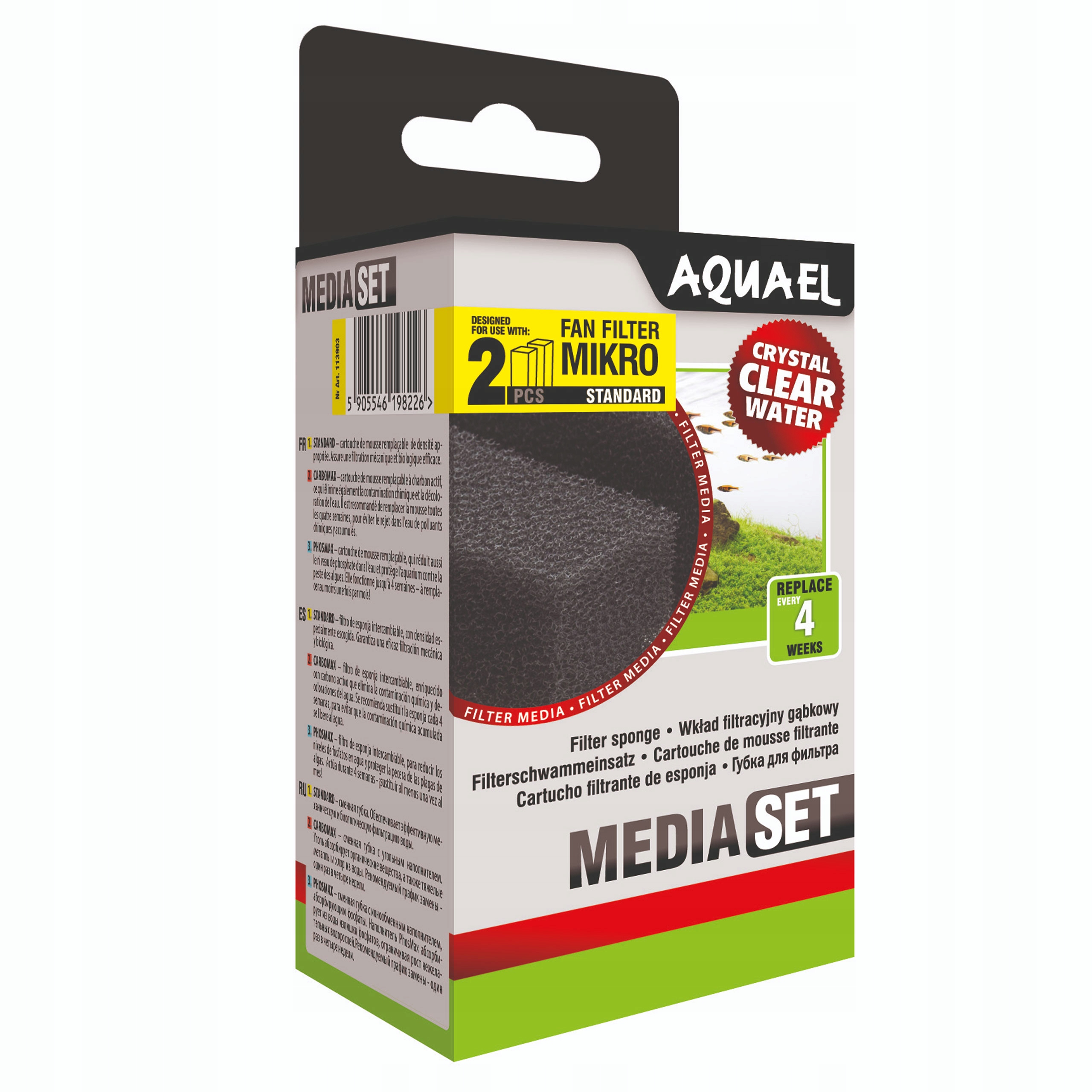 

Aquael Wkład Gąbkowy Fan Mikro Standard 2szt