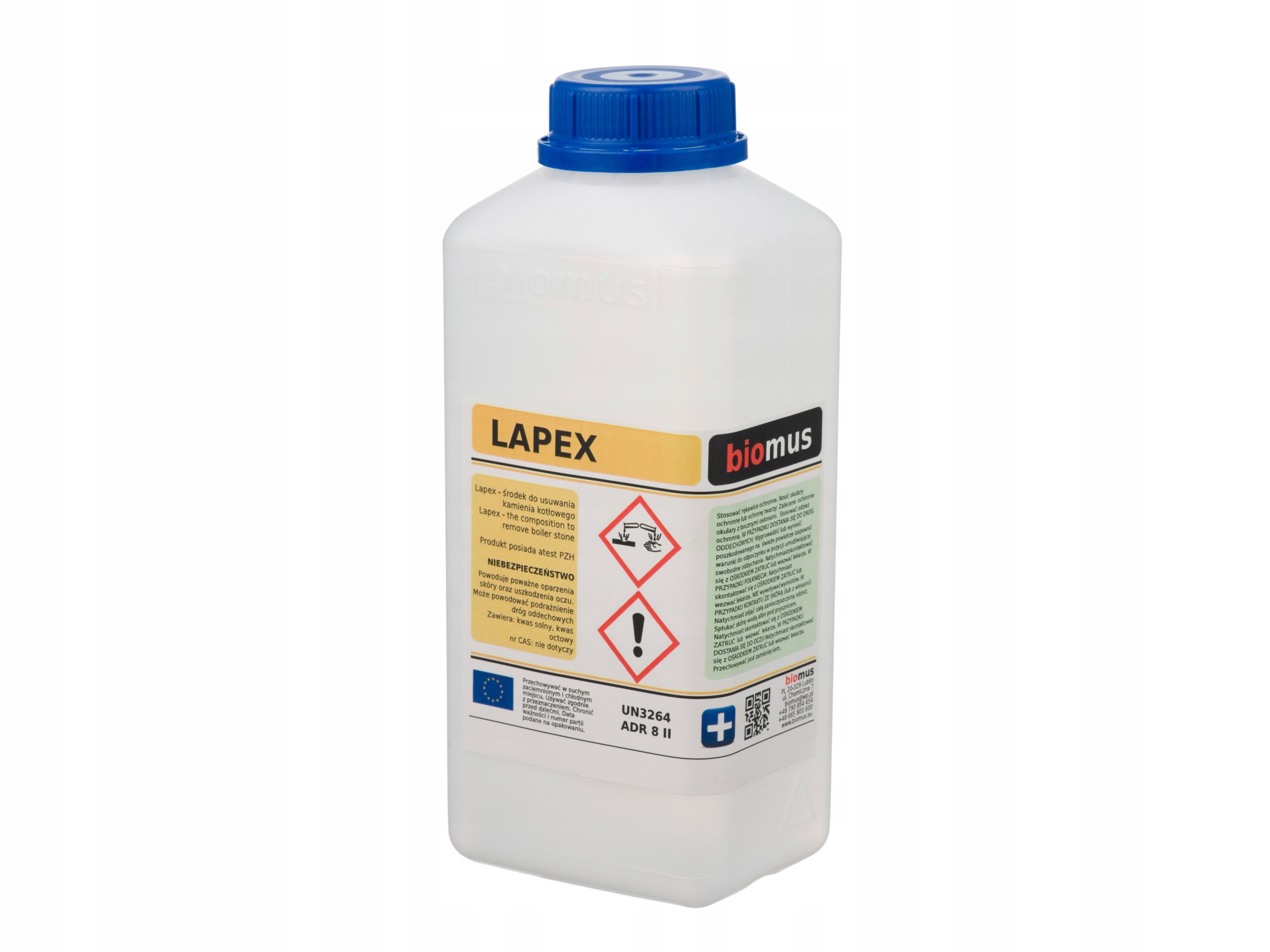 

Lapex profesjonalny odkamieniacz Biomus 1L