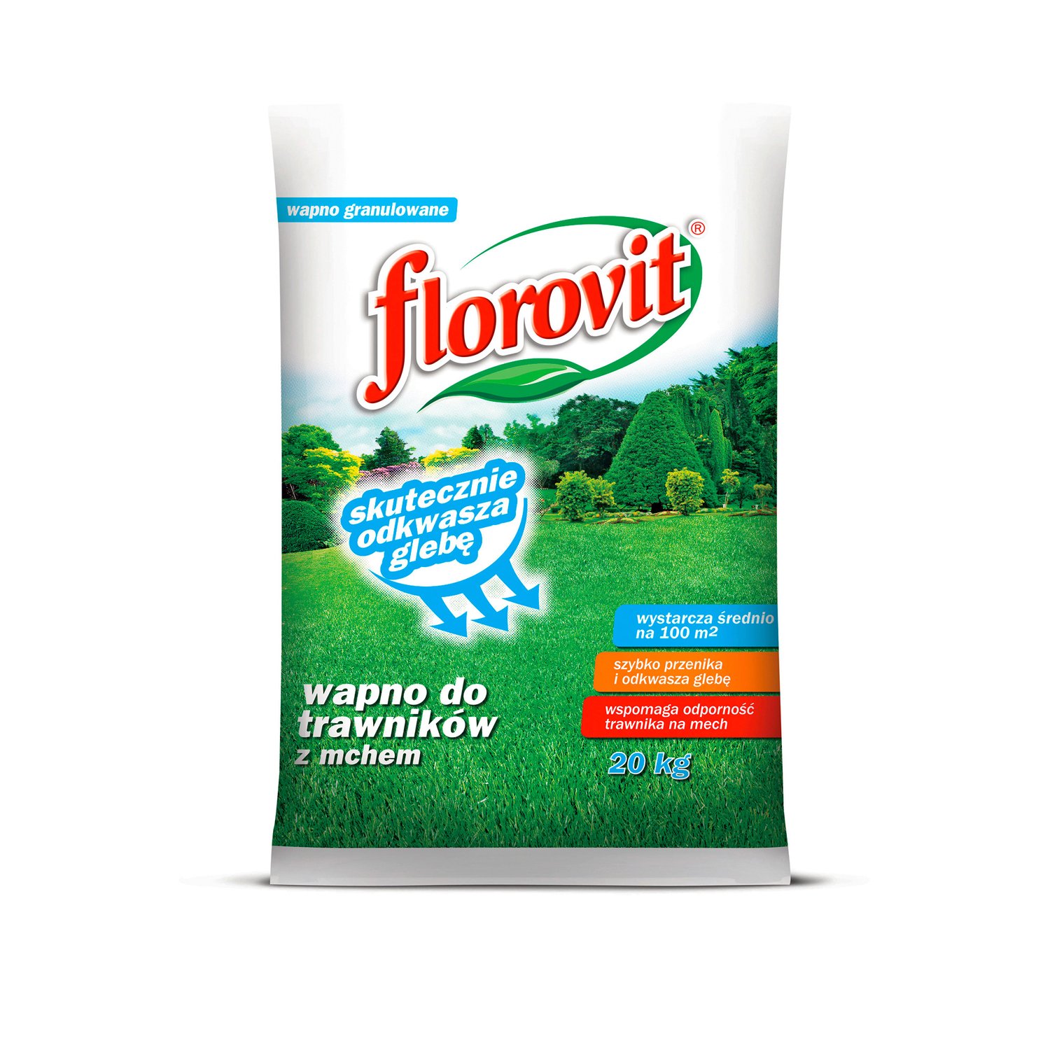 

Florovit wapno do Trawników Z Mchem 20kg