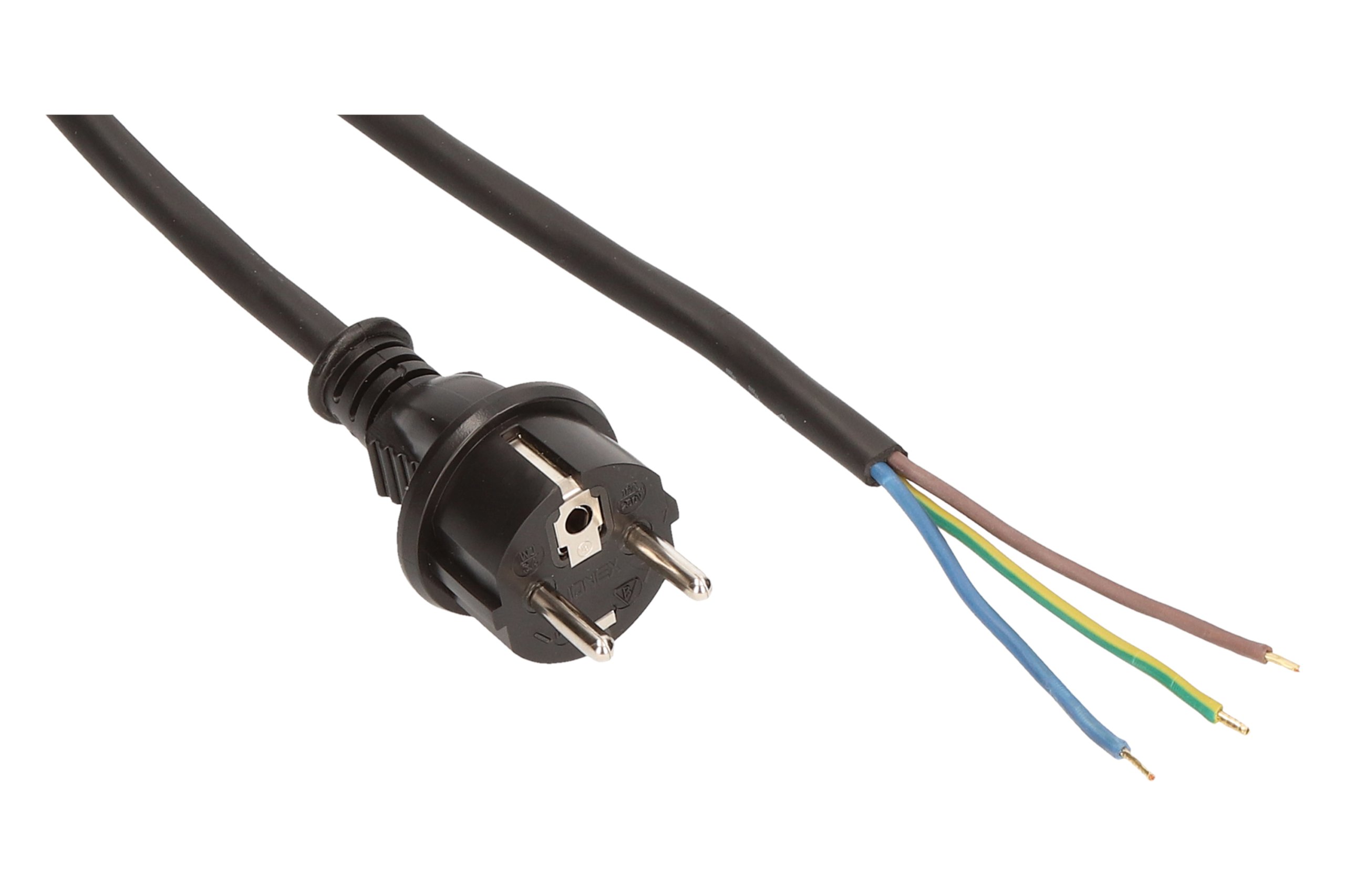 

Przewód kabel z wtyczką IP44 Guma 3x1 3m