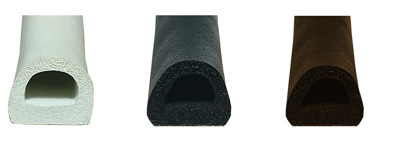 Uszczelki samoprzylepne do okien D 12x10mm CZARNE Marka inna