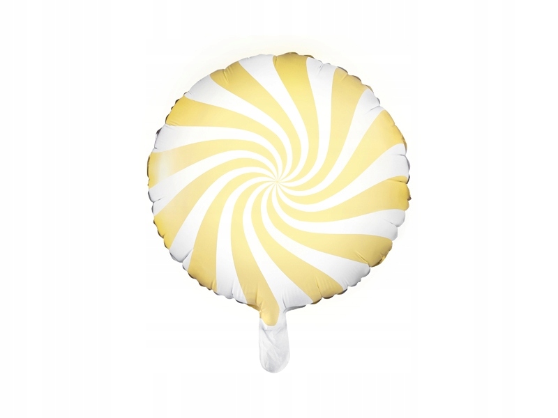 

Balon foliowy Cukierek, 45cm, jasny żółty