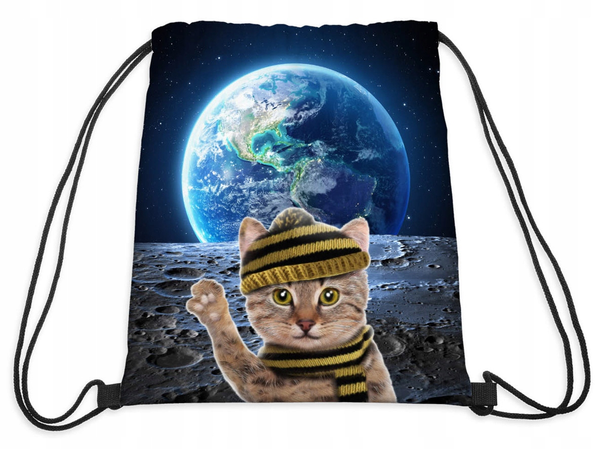 WOREK PLECAK ZWIERZĘTA B 86 KOT KOSMOS SZKOŁA PL Marka inna