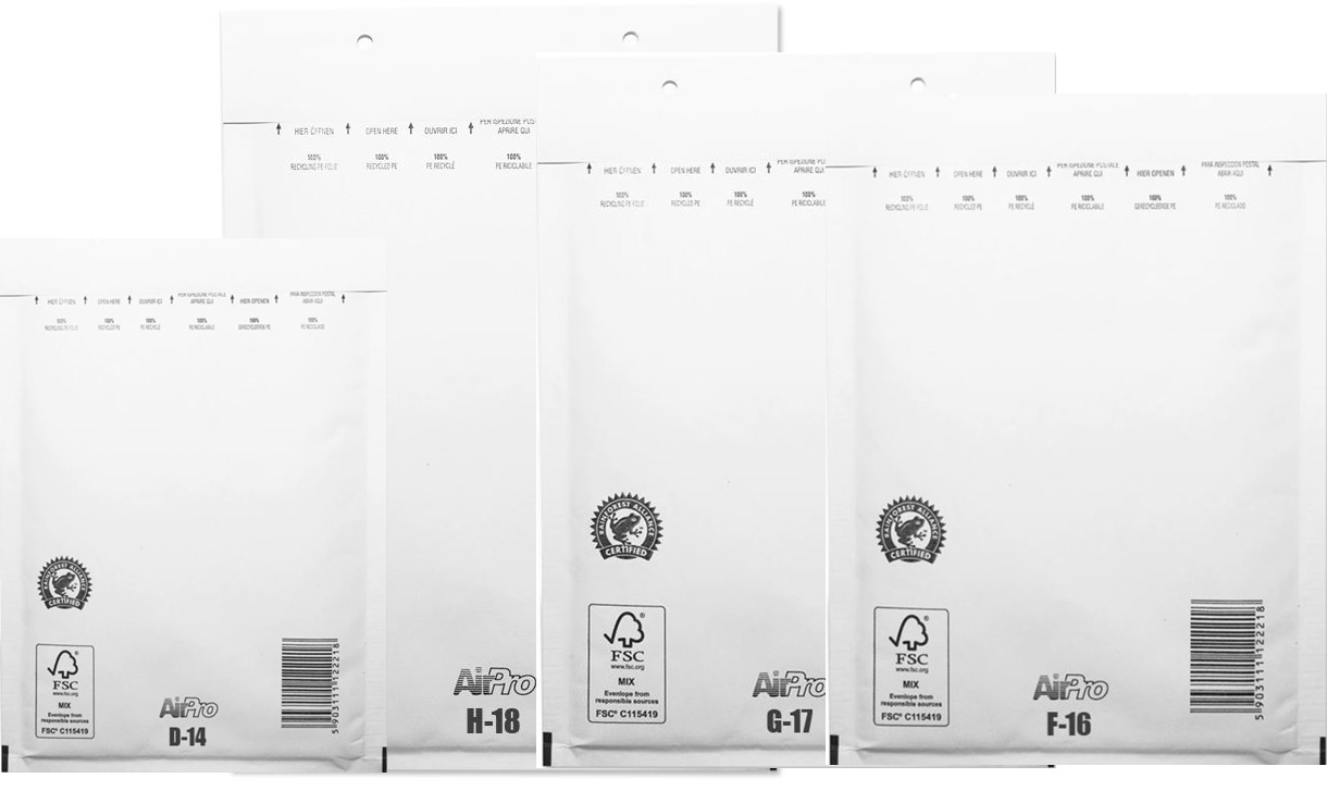 Koperty ochronne powietrzne D14 AirPro 100 sztuk EAN (GTIN) 4026283013298