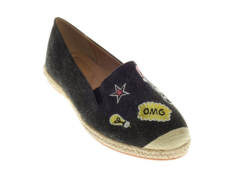 ESPADRYLE DAMSKIE H861 Black r.37 Kolor czarny