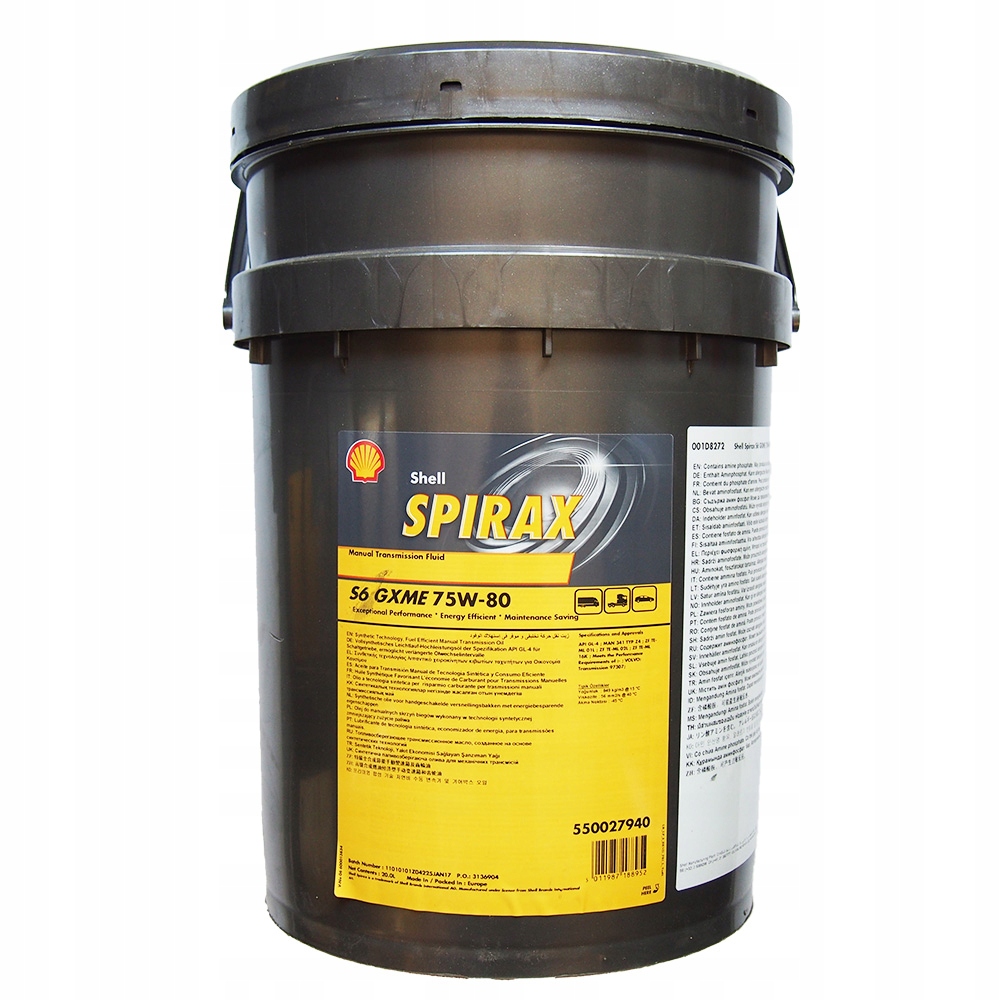 OLEJ SHELL 75W-80 SPIRAX S6 GXME 20L
