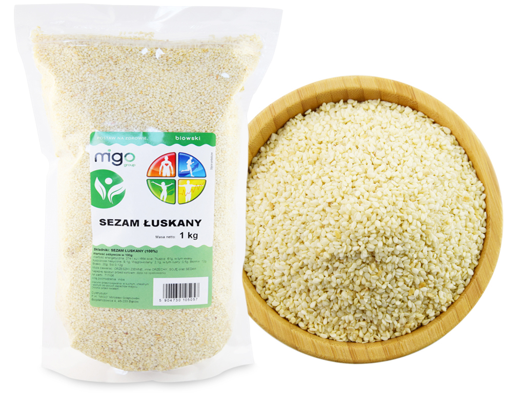 

Sezam Łuskany Biały 1kg MIGOgroup