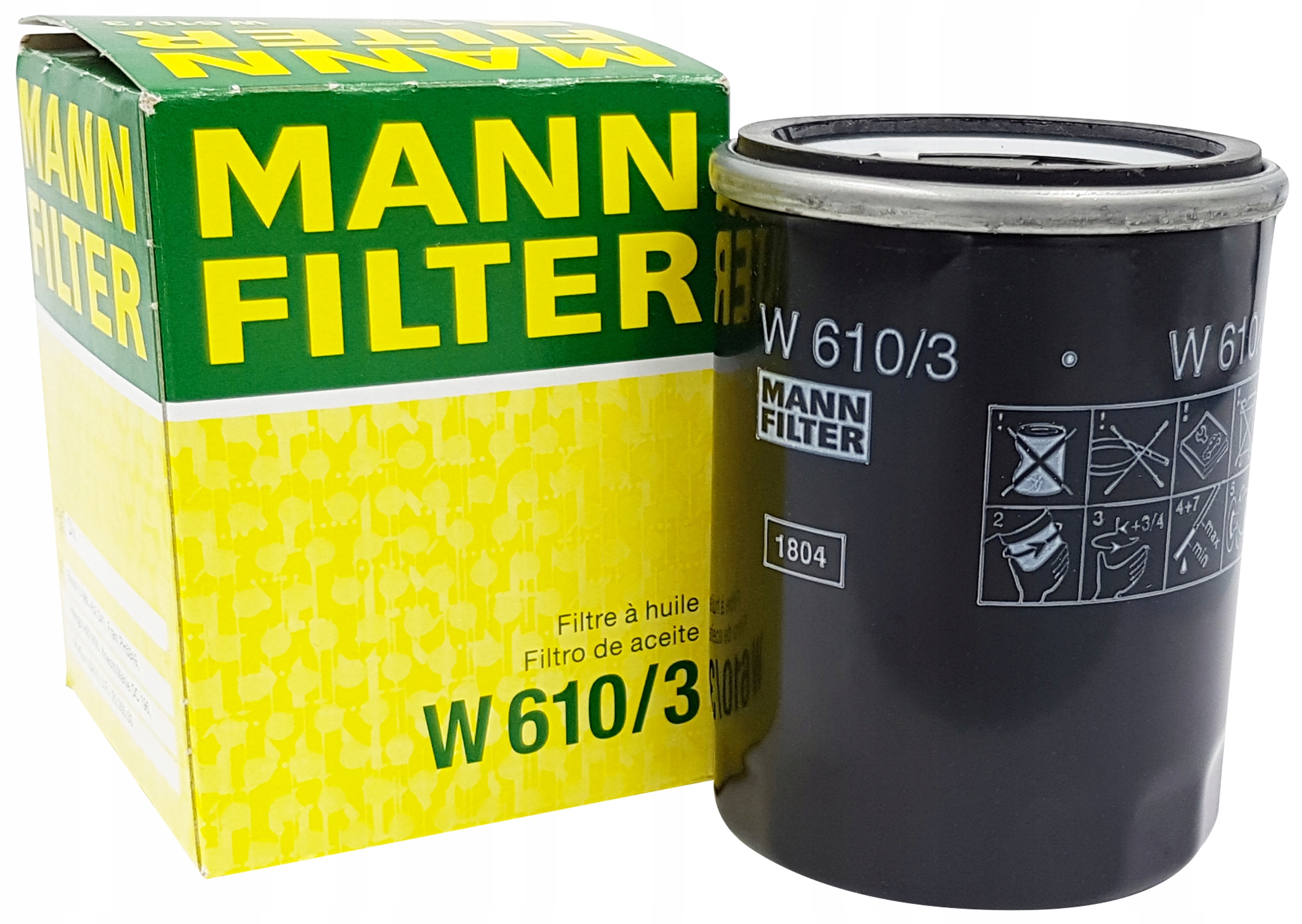 

Filtr Oleju Mann W610/3 OP545/2 OC196 OP575 Mann