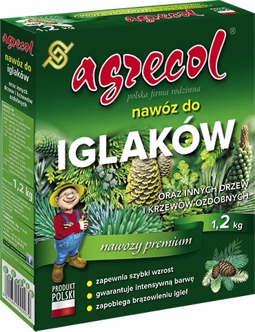 

Agrecol Nawóz Do Drzew I Krzewów Iglastych 1,2KG