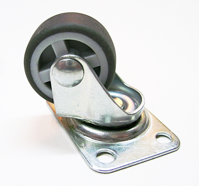 KÓŁKO GUMOWE MEBLOWE 30 OBROTOWE ROLKA NIE RYSUJE! Marka Demo