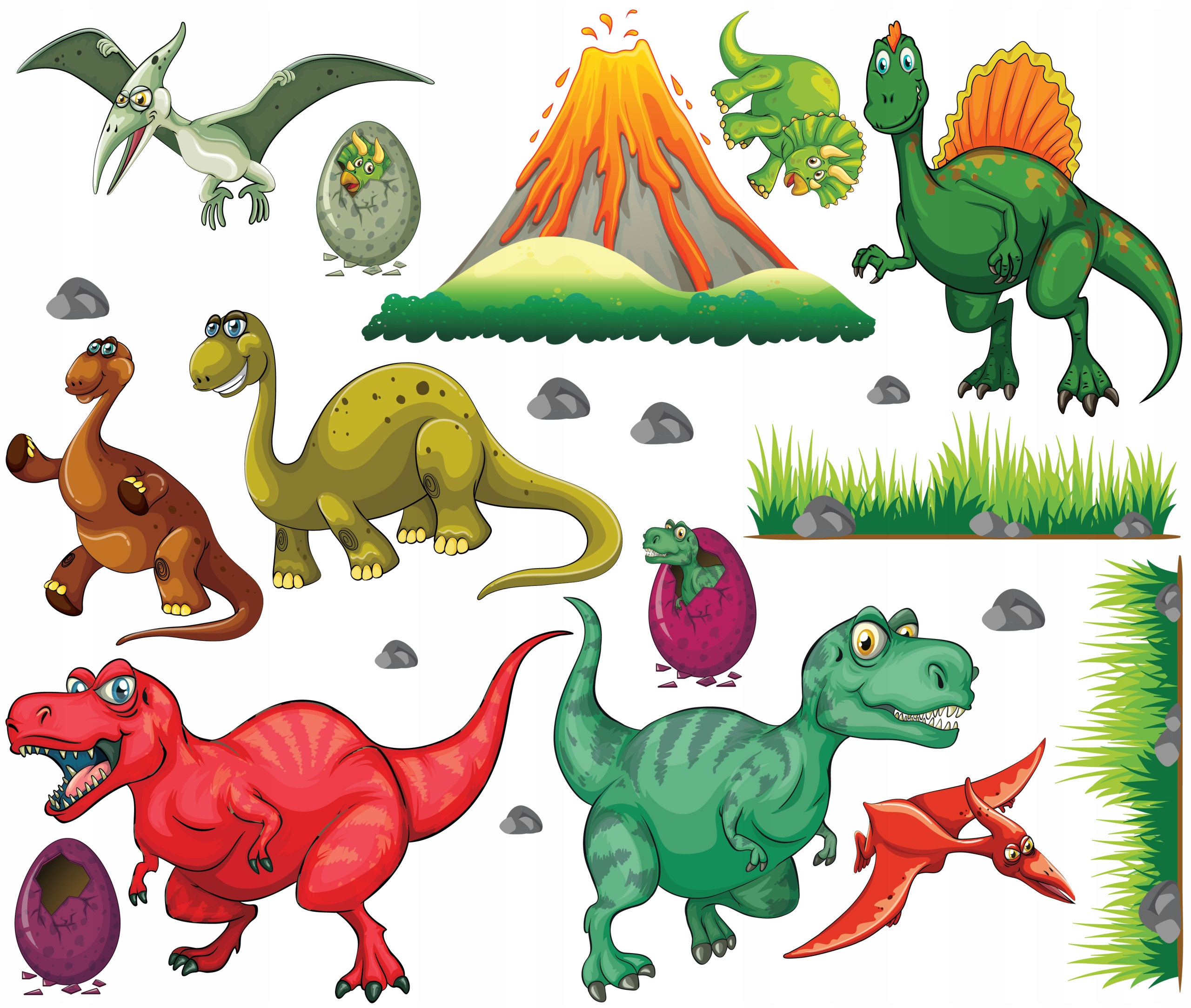 

Naklejki na ścianę Dinozaury kolor 130cm Plot!