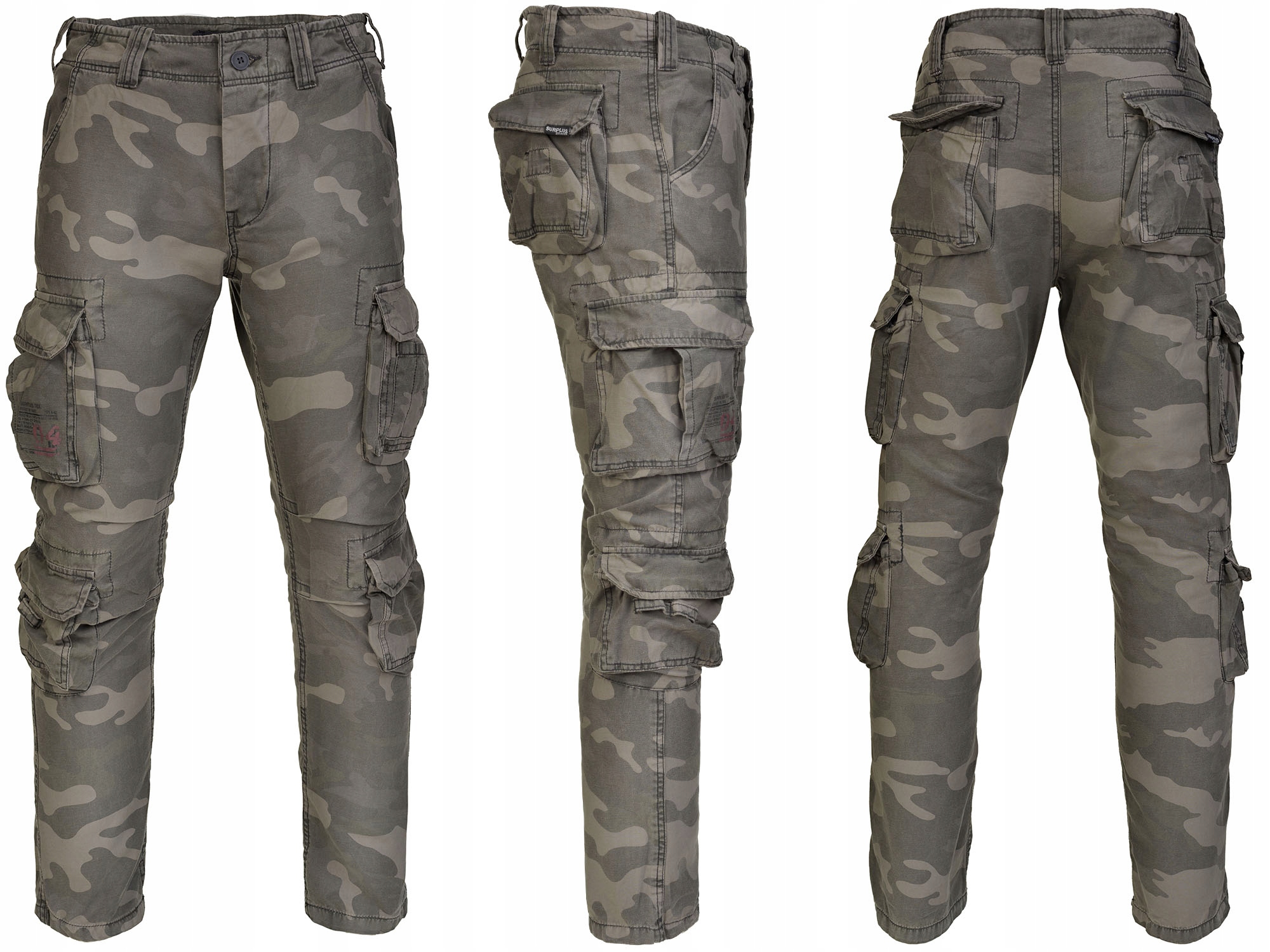 

Spodnie Slim Surplus Airborne Slimmy BLACKCamo L