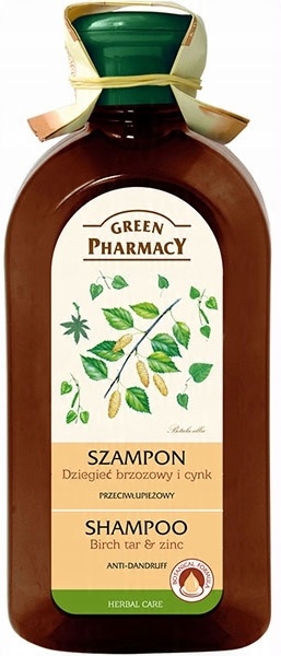 

Green Pharmacy Szampon Cynk Dziegieć łupież