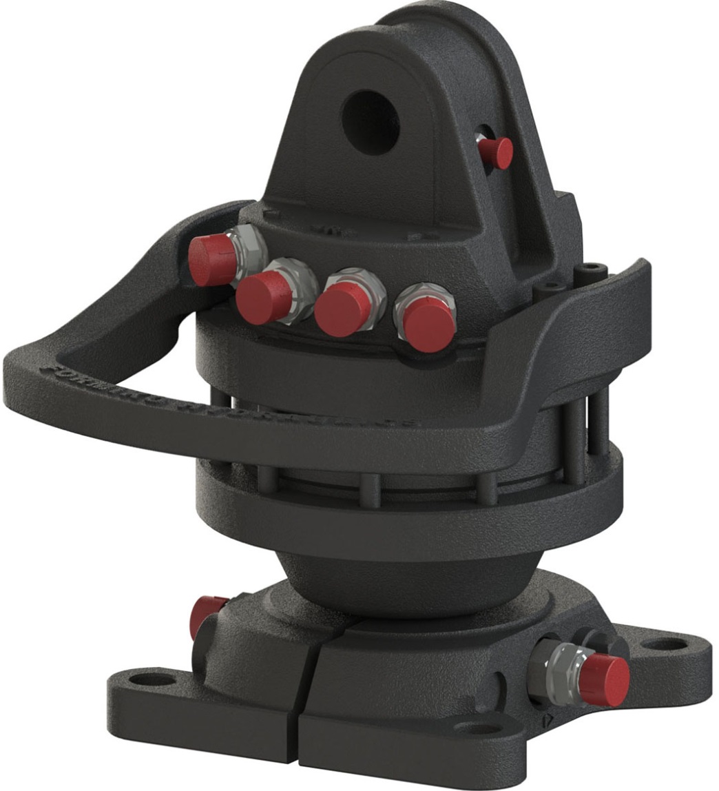 3 - Гидравлический ротатор поворотный стол 3Т фланец доступный