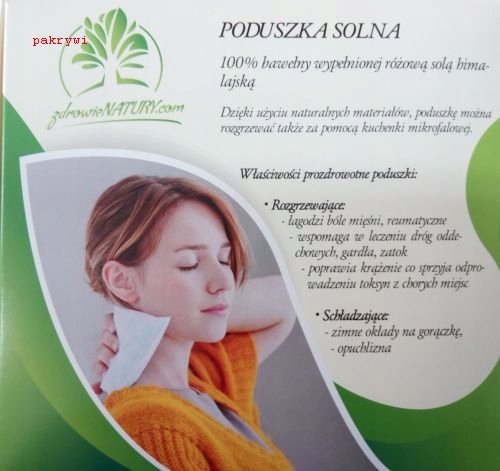 

Rozgrzewająca bawełniana poduszka z solą Himalajsk