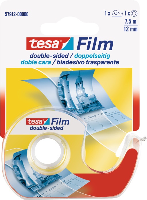 

Taśma klejąca Tesa Film dwustronna 12mm x 7,5mm