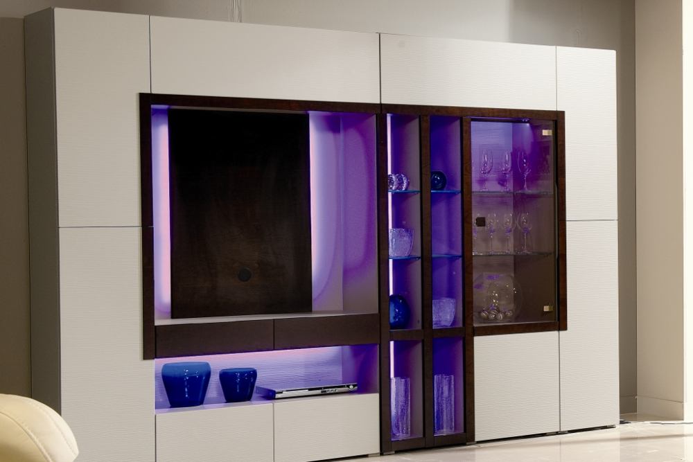 4 x LED RGB PODŚWIETLENIE PÓŁEK DREWNIANYCH MEBLI Kod producenta Oświetlenie LED RGB pod półki drewniane