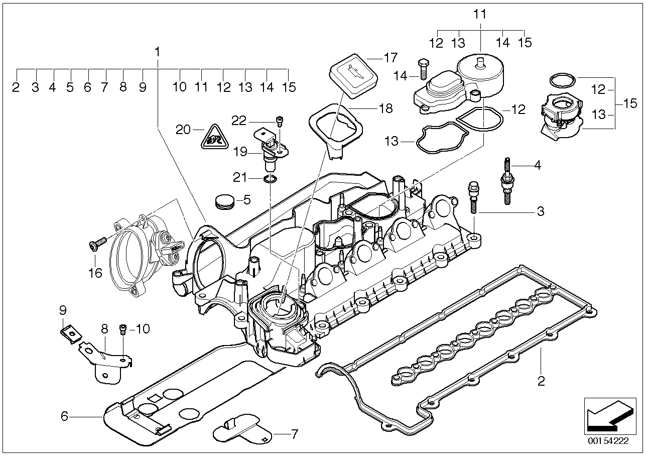SEPARATOR OLEJU ODMA BMW E46 E90 E91 318 320D E60 Parts manufacturer Febi Bilstein
