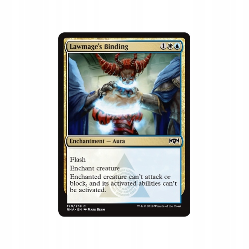 Mtg 4x Lawmage's Binding