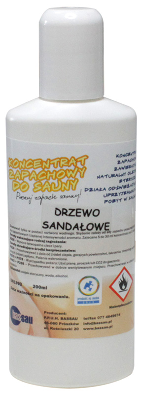 

Koncentrat Zapachowy Do Sauny Drzewo Sandałowe 200