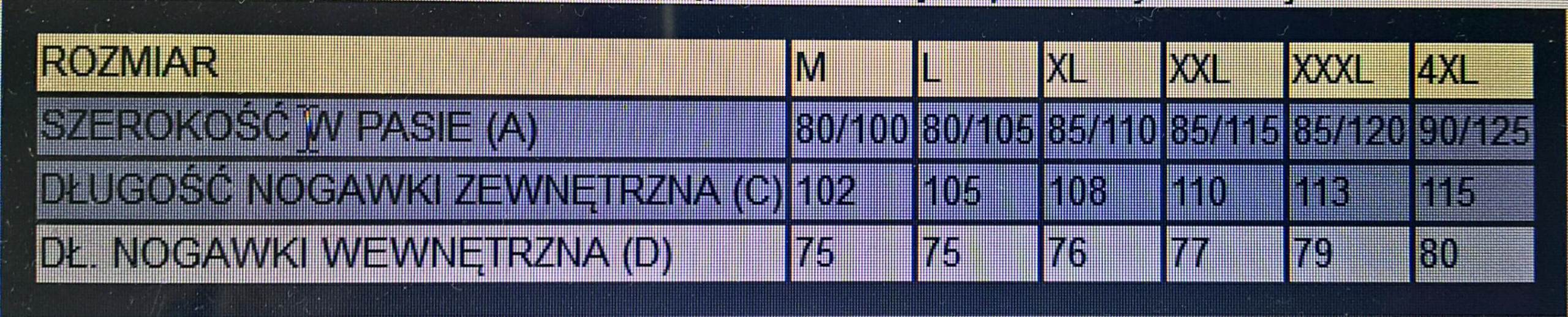 GŁADKIE SPODNIE DRESOWE BAWEŁNA roz. 5XL CZARNE Marka inna