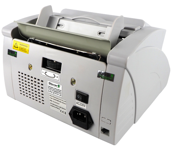 LICZARKA DO BANKNOTÓW GLOVER GC-10 UV + WYŚWIETLACZ + TESTER Marka Glover
