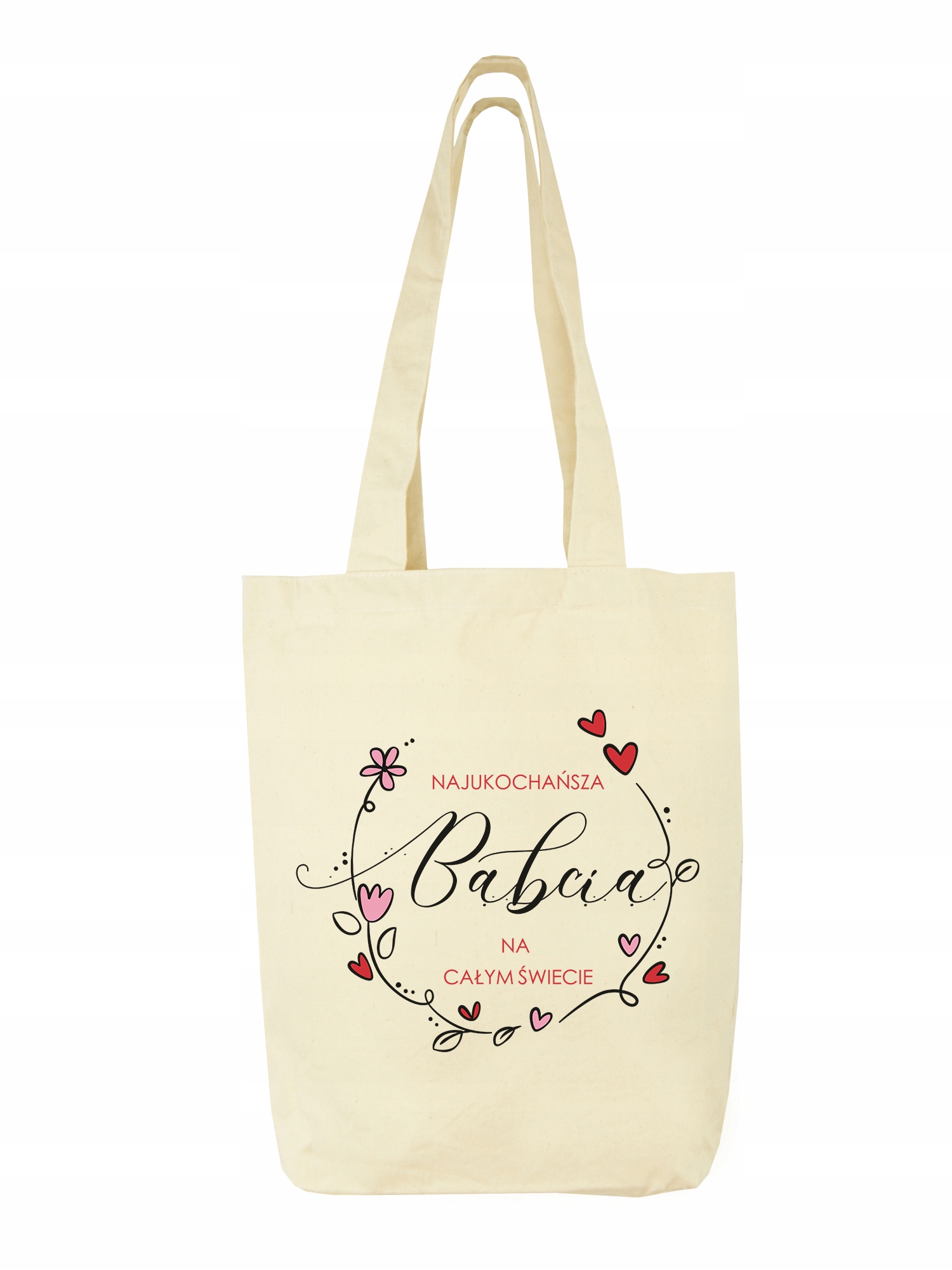 

Torba bawełniana prezent na Dzień Babci 38x8x42cm