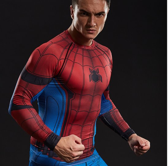 Koszulka Termoaktywna SPIDERMAN INFINITY WAR XL Marka inna