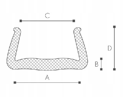 PROFIL OCHRONNY U TULIP 100-120 PIANKOWY [44M] Marka NMC
