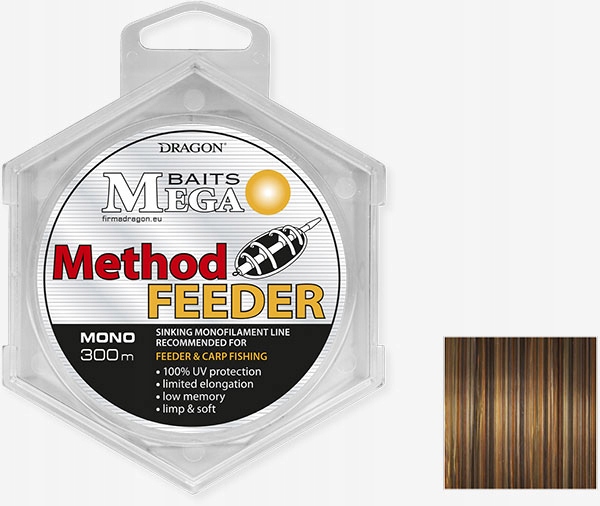Żyłka MegaBaits Method Feeder Sinking 300m 0.18mm