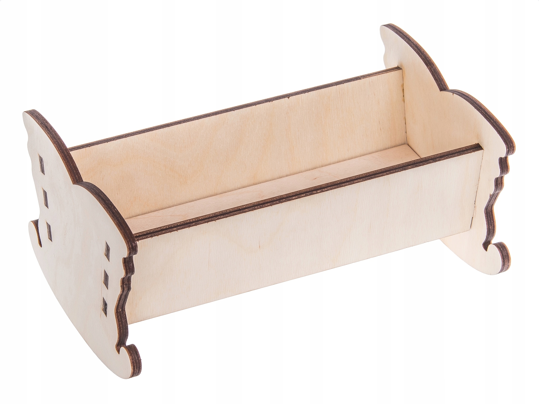 

Kołyska Drewniana Mała, Ozdoba Zabawka Decoupage!!